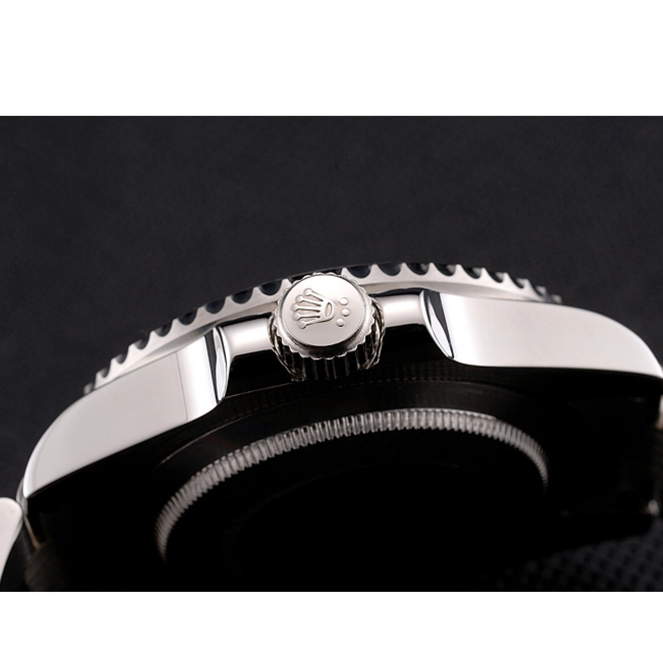 Aaa replica Rolex With Submariner Roman Bamford Black Steel Numerals Black And Stainless Dial Bezel Case Bracelet 0603